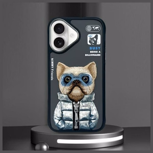 Nimmy Cool&Cute 2.0 Dog Ümbris jaoks iPhone 16 - Must