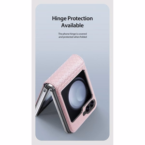 DUX DUCIS case BRIL jaoks SAMSUNG Z Flip6 5G roosa