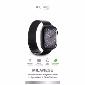 Puro Milanese Stainless Steel Apple Watch Band 38/40/41mm - Must