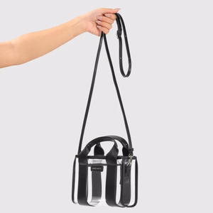 Case-Mate Micro Tote Bag vett hülgav õlakott, Midnight Black / Clear