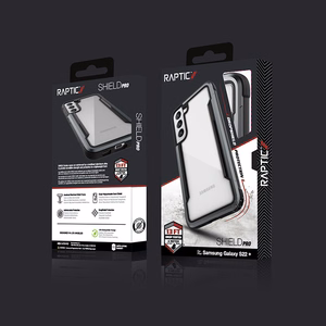 X-Doria Raptic Shield Pro ümbris seadmele Samsung Galaxy S22+ 5G, mikroobivastase kaitsega, must