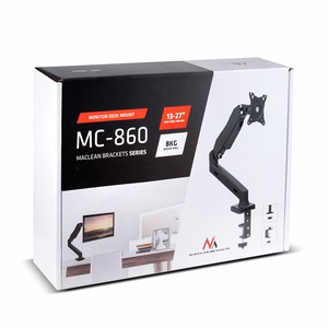 Maclean MC-860 monitor mount / stand 68.6 cm (27") must Desk