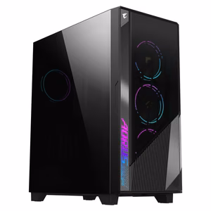 GIGABYTE AORUS C500 GLASS Midi Tower Корпус чёрный