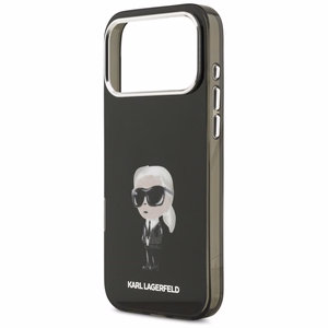 Karl Lagerfeld IML Aquarelle Karl & Logo MagSafe Ümbris jaoks iPhone 17 Pro Max - must