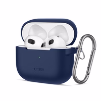Tech-Protect Silicone Hook Ümbris jaoks Apple AirPods 3 - sinine