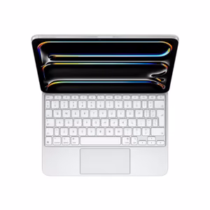 Apple Magic Keyboard MWR03Z/A – keyboard case for iPad Pro 11-inch (M4), international English layout, white