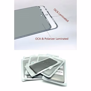 Outer Screen Glass Ühildub "Pro+" Samsung A226 A22 5G / glass + OCA + POL / Set