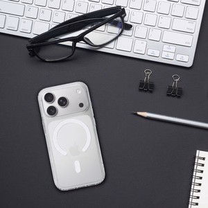 Acrylic Magsafe Ümbris jaoks Iphone 17 Pro Max läbipaistev