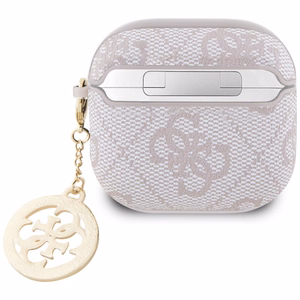 Guess 4G Strass Charm Case for AirPods 4 - Pink