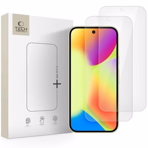 Tech-Protect Glass Fit+ 2-pack karastatud klaas jaoks Google Pixel 9 / 9 Pro / 10 / 10 Pro - läbipaistev