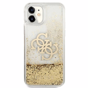 Guess 4G Big Liquid Glitter ümbris jaoks iPhone 11 6.1" / Xr - kuldne