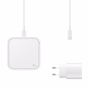 Samsung Wireless Laadija Pad EP-P2400TWEGEU 15W induktiivne laadija - valge + mains laadija
