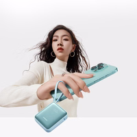 Joyroom JR-PBF27 22.5W 10000mAh Powerbank kahe sisseehitatud kaabliga - kuldne