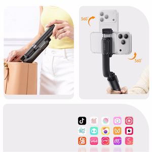 Selfipulk Orico SPV90 alumiiniumist ministatiiv Bluetooth 360 kraadi pööramine - must