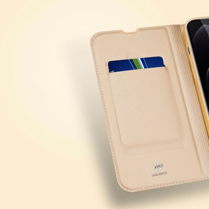 Dux Ducis Skin Pro raamaturiiuli tüüpi ümbris iPhone 13 Pro Maxile sinine