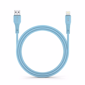 Kaabel USB A to Lightning Forcell F-Energy 2,4A 12W Silikoon 1 m C343 sinine