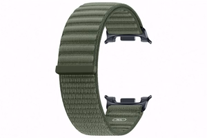 Samsung SVL33LG Fabric Band (M/L) kangast rihm Galaxy Watch9 ja Galaxy Watch8 kelladele, oliivroheline