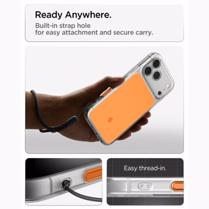 Spigen Ultra Hybrid MagSafe ümbris iPhone 18 Pro Max / 17 Pro Max jaoks, oranž