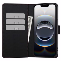 TECH-PROTECT WALLET RS IPHONE 16E BLACK/RED Tech-Protect Wallet ümbris jaoks iPhone 16e - must