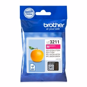 Brother LC3211M tindikassett, magenta