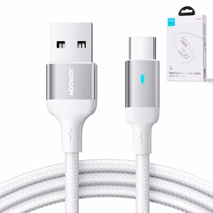 USB kaabel Joyroom S-UC027A10 USB to Type-C 3A 1.2m valge