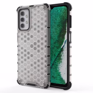 Honeycomb Case kaitsekate TPU kaitserauaga Samsung Galaxy A32 5G läbipaistev