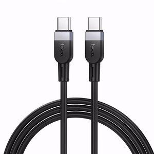 Kaabel USB C USB C Hoco 3A 60W silikoonist 1 m X109 must
