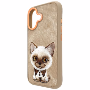 Nimmy Big Eyed Pet 2.0 Cat ümbris jaoks iPhone 17 - beige
