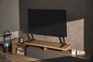Gembird TVS-D90F-01 Tabletop TV stand, 45" - 90", must
