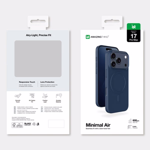 AmazingThing Minimal Air Ümbris jaoks iPhone 17 Pro Max Compatible with MagSafe - Sinine