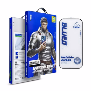 Karastatud klaas 5D Mr. Monkey Glass (Airbag Anti-Broken) Apple iPhone 15 Pro Max must