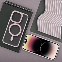 MATTE MAG COVER Ümbris compatible with MagSafe jaoks IPHONE 16 Pro roosa