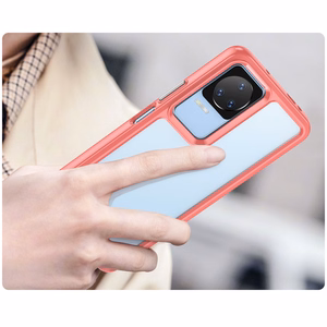 Outer Space Case Xiaomi Poco F4 5G kate paindliku raamiga punane