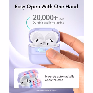 ESR Pulse HaloLock MagSafe  Apple AirPods 4 / 5 ümbris, lilla