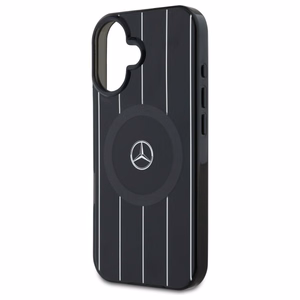 Mercedes MB Double Layer Crossed Lines MagSafe ümbris jaoks iPhone 16 - must