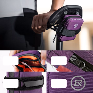 Rockbros F006 jalgratta sadulakott 0.35 l - lilla