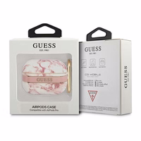 Guess GUAPHCHMAP AirPods Pro kate roosa/roosa Marble Strap Collection