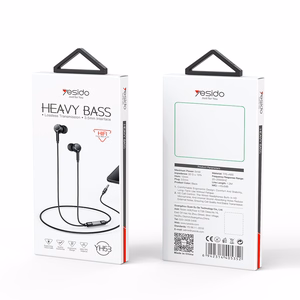 Yesido Earphones YH53 with microphone black