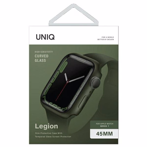 Чехол Uniq Legion для Apple Watch Series 7/8/9 45 мм зеленый/зеленый