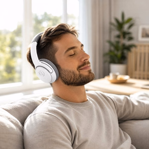 Esperanza Libero juhtmevabad kõrvaklapid peapaelaga muusikaks Bluetooth hallid, valged