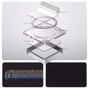 Spigen Ultra Hybrid Mag MagSafe ümbris Samsung Galaxy S26+ Neo One - läbipaistev