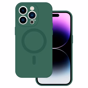 TEL PROTECT MagSilicone Ümbris jaoks Iphone 14 roheline