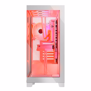 Modecom Volcano SPACE APEX ARGB MIDI Midi Tower valge