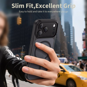 Tech-Protect Magpeak Magsafe CC Ümbris jaoks iPhone 17 Pro - Matte must