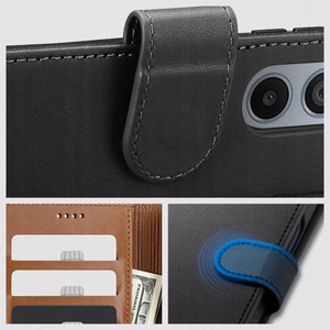 Tech-Protect Wallet ümbris jaoks Xiaomi Redmi 12C - must