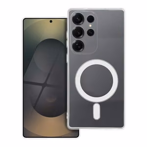 Чехол для Motorola G56 Clear Case 2 mm Mag Cover совместимый с MagSafe (защита камеры) прозрачный