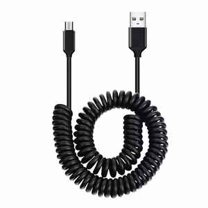 Kaabel coiled  - USB to Micro USB - 2A 1 metre must