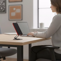 Desk hoidja jaoks phone / tablet foldable Forcell F-Grip Fold Alus 3 360 hall