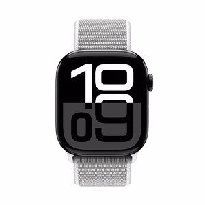Crong Nylon Apple Watch spordirihm, 44/45/46/49 mm, hõbehall