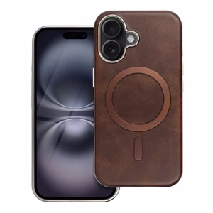 GENTLEMAN MAG COVER Ümbris compatible koos MagSafe jaoks IPHONE 17 pruun